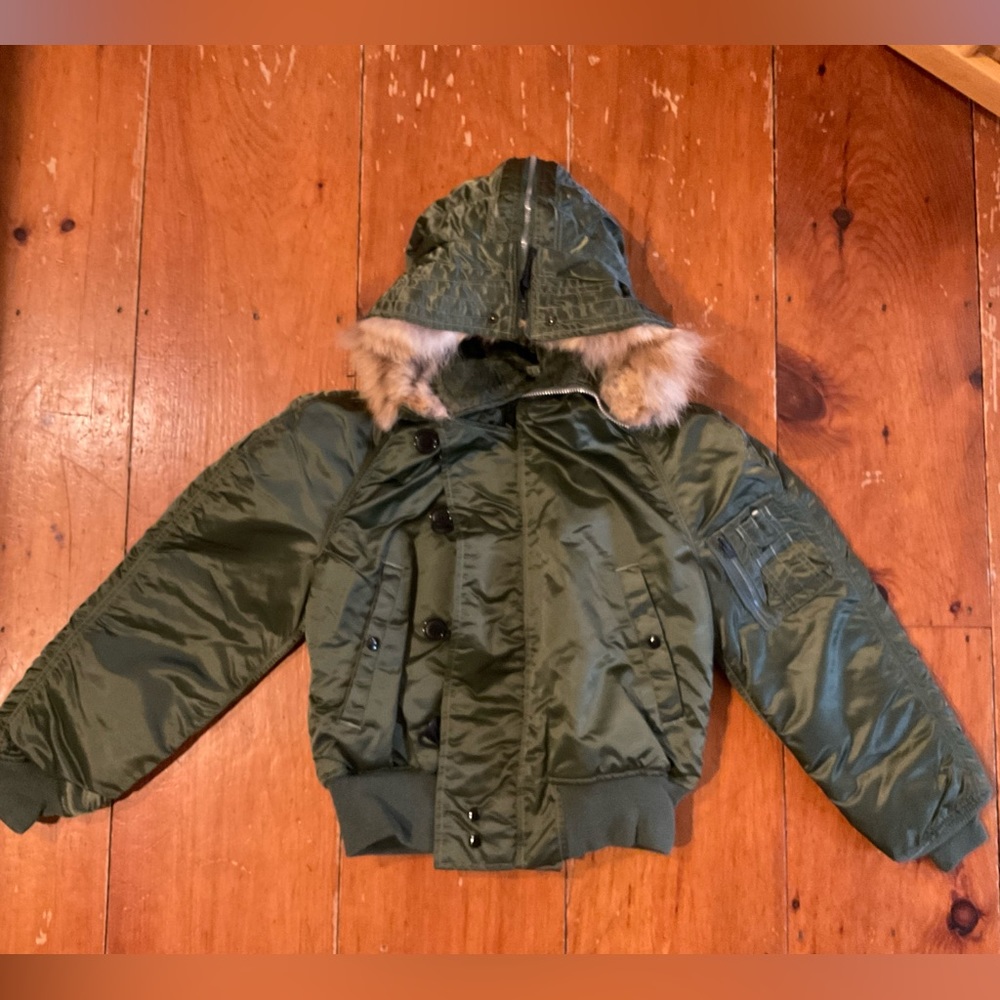 Military Issue CN2B Bomber Parka | Faux Fur lined, split hood, sub zero rated